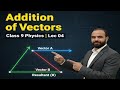 Addition of vectors|lec 04|unit 02|physical quantities|class 9|physics|zs sciences. 