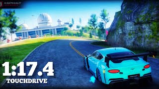 Asphalt 9 | Weekly Competition | Bentley Continental GT3 | TouchDrive- 1:17.4 | Beach Landing