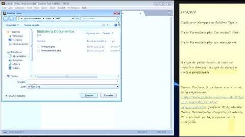 Formulario php sencillo en Sublime Text 3