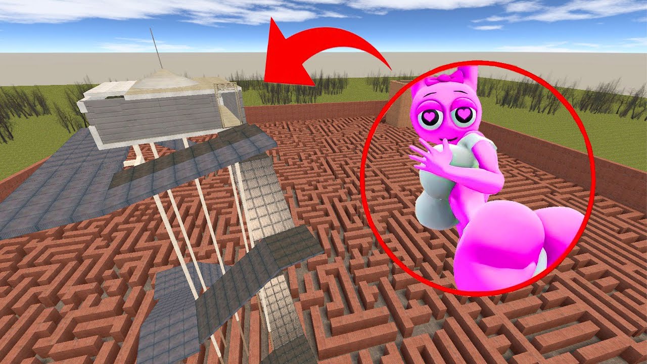 MISS PINKI SPRUNKI VS BIG TOWER VS SCP-096 Epic Battle in Garry's Mod!!