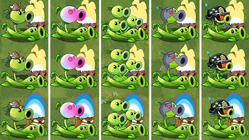 Pvz 2 Discovery - Every PEASHOOTER Evolution NOOB - PRO - HACKER - GOD