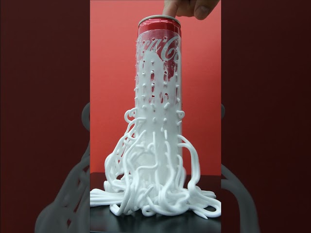 Satisfying Video of Shaving Foam and Coca Cola - ASMR #shorts #relaxing