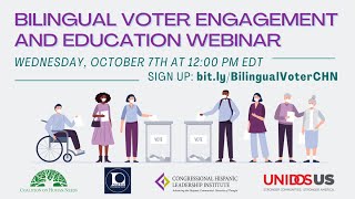 CHN Bilingual Voter Engagement and Education Webinar - October 7 2020