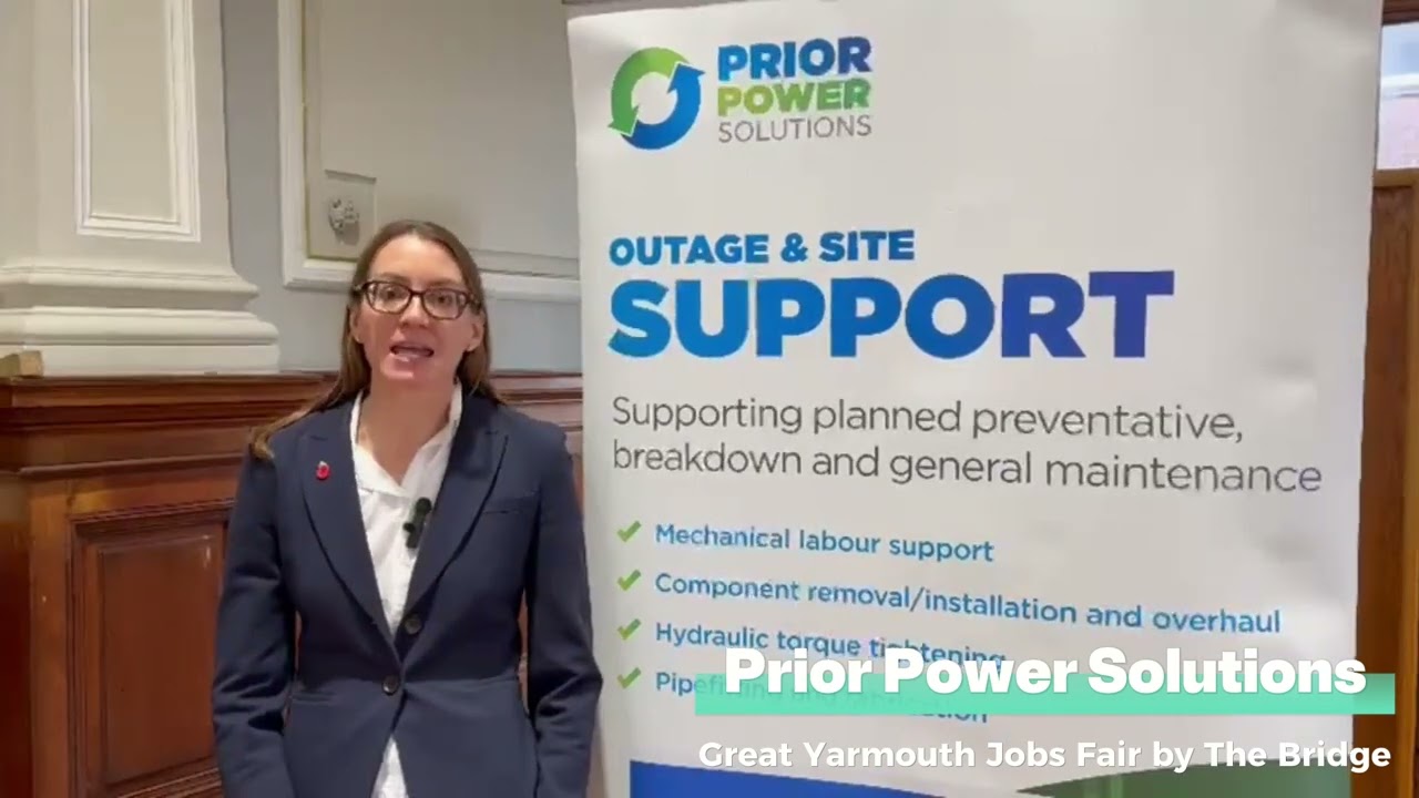 Prior Power Solutions at Great Yarmouth Jobs Fair by The Bridge on Wednesday 5th November 2025