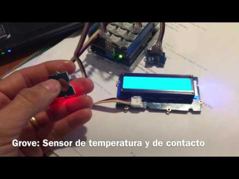 Arduino Grove touch and temperature sensors