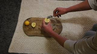Montessori Practical Life - Squeezing lemons