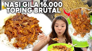 JUAL NASI GILA CUMA 16.000 PORSINYA BANYAK BANGET!! MENCARI NASI GORENG TERENAK 