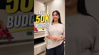 Smart Interior Design Tips to Save ₹40K–₹50K on Your Home