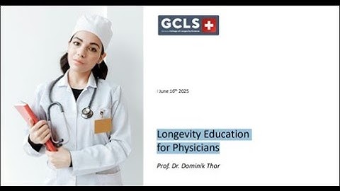 Longevity Education for Physicians | Round Table with Students – Prof. Dominic Thor