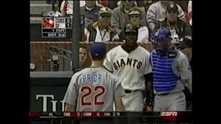 Chicago Cubs @ SF Giants (highlights) - May 1, 2003 - Barry Lamar Bonds vs Mark Prior, Sammy Sosa HR
