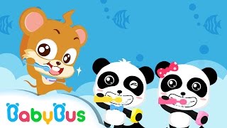 ❤ Brush Your Teeth | Animation For Babies | BabyBus | Baby Panda screenshot 1