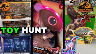 Jurassic World Chaos Theory Toy Hunt!! | Plush Toy Parasaurolophus Lux | Allosaurus, Bumpy \& T-Rex!!