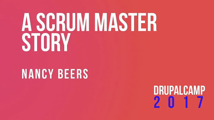 Nancy Beers - A Scrum Master story