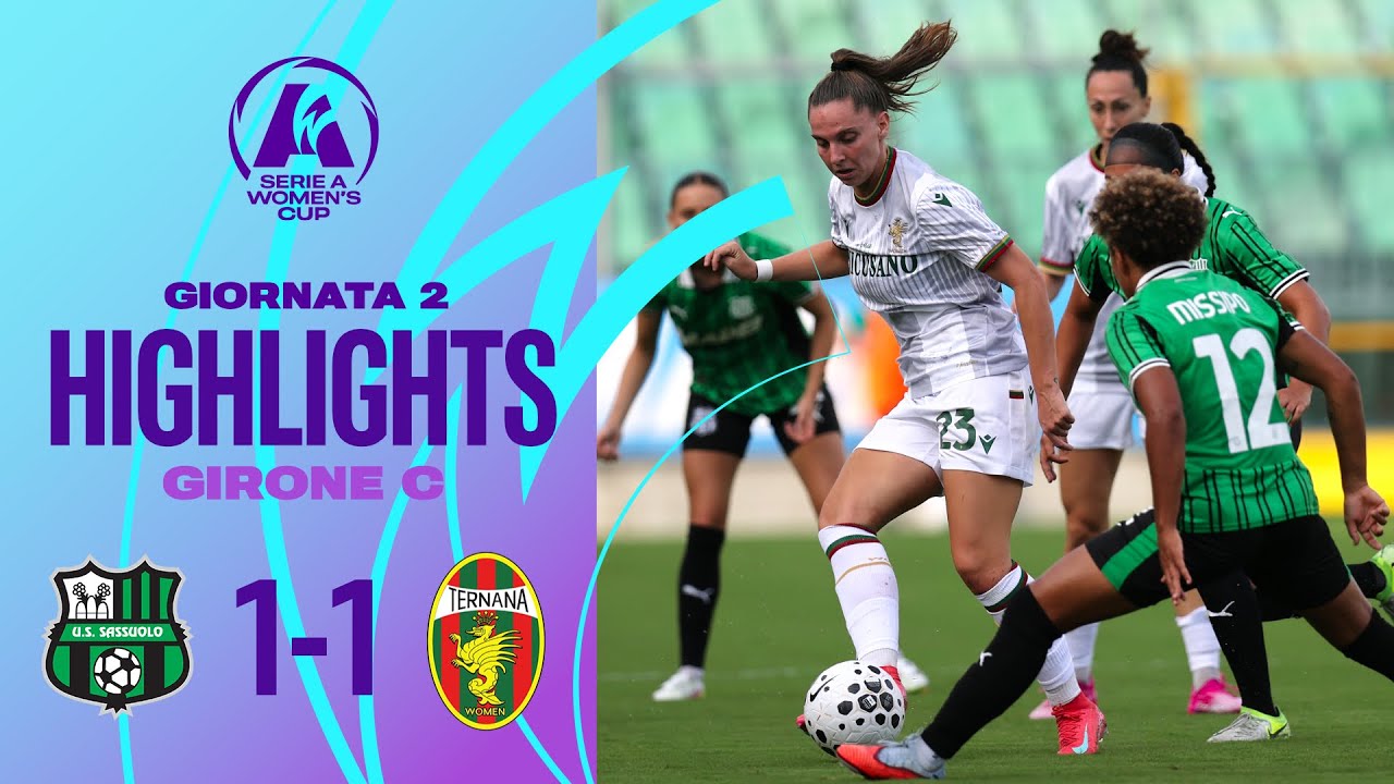Sassuolo-Ternana 1-1 | Perselli risponde a Lazaro | #SerieAWomenscup