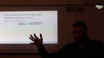 Ch 2. Operating systems structure Part 2