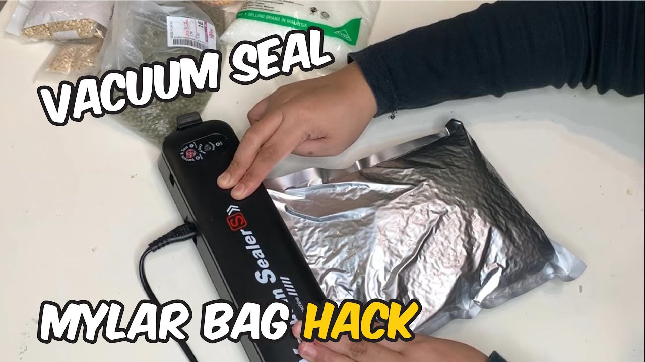 How to Vacuum Seal Mylar Bags 