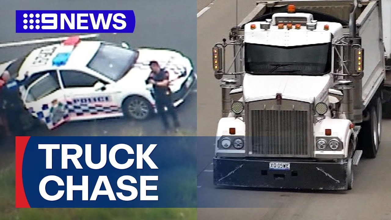 Truck driver arrested in Queensland after police chase | 9 News ...