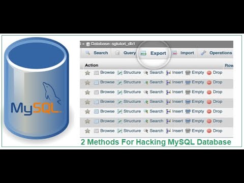 How to import and export mysql database in  phpmyadmin