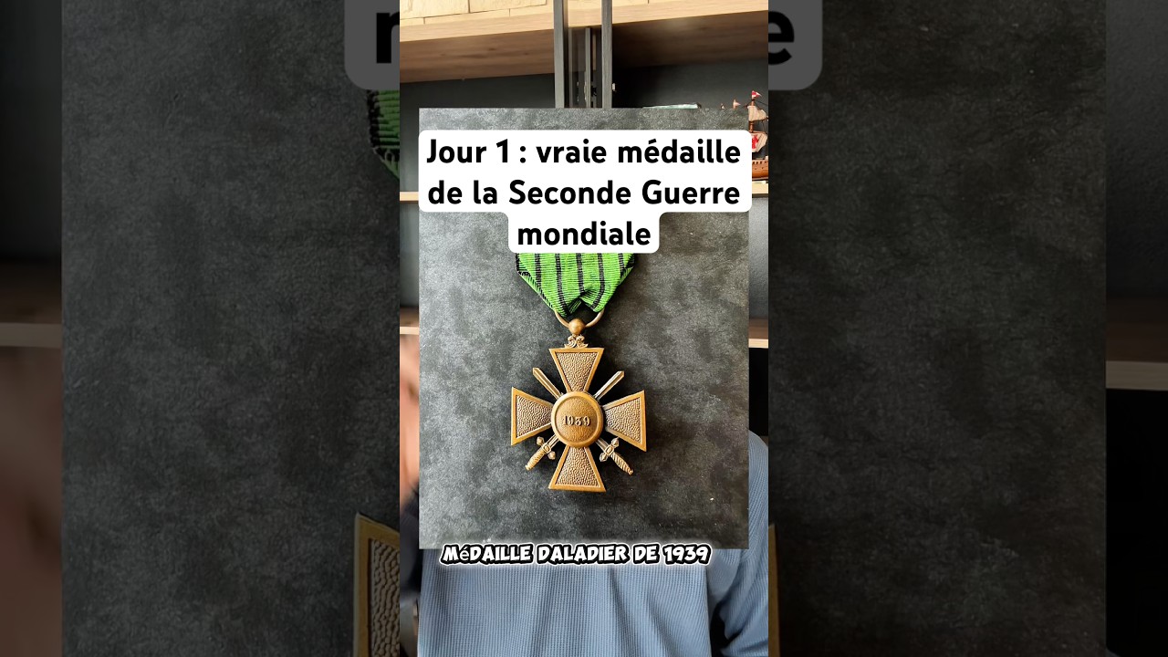 Day 1: Genuine World War II medal found at a flea market #france