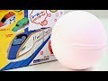 プラレール 新幹線大好き！！ 炭酸入浴料 Plarail Shinkansen Bullet Train Bath Bomb Unboxing #1