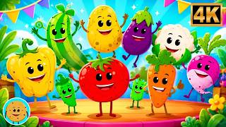 Ten Little Fruits Jumping on the Bed + More Learning Nursery Rhymes for Kids