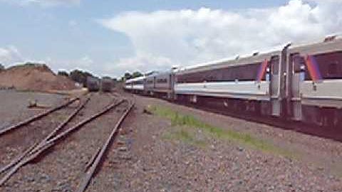 NJ Transit Comet V Cab 6018 Arrives At Bound Brook (Weak Wrists)