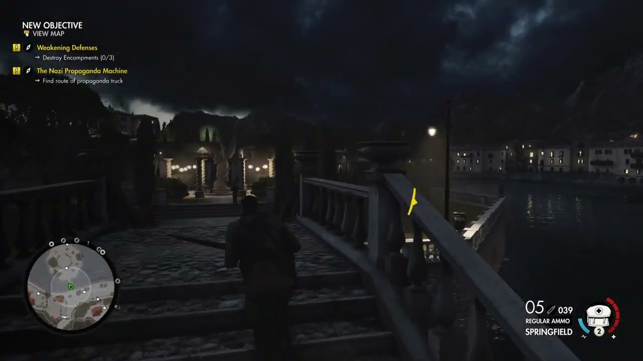 Sniper Elite 4 killing rothbauer in 15 seconds