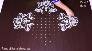 Diwali 2020 Diya Rangoli 15 into 1 Easy Deepawali | Vilaku Kolam Interesting & Cute Deepam Muggulu