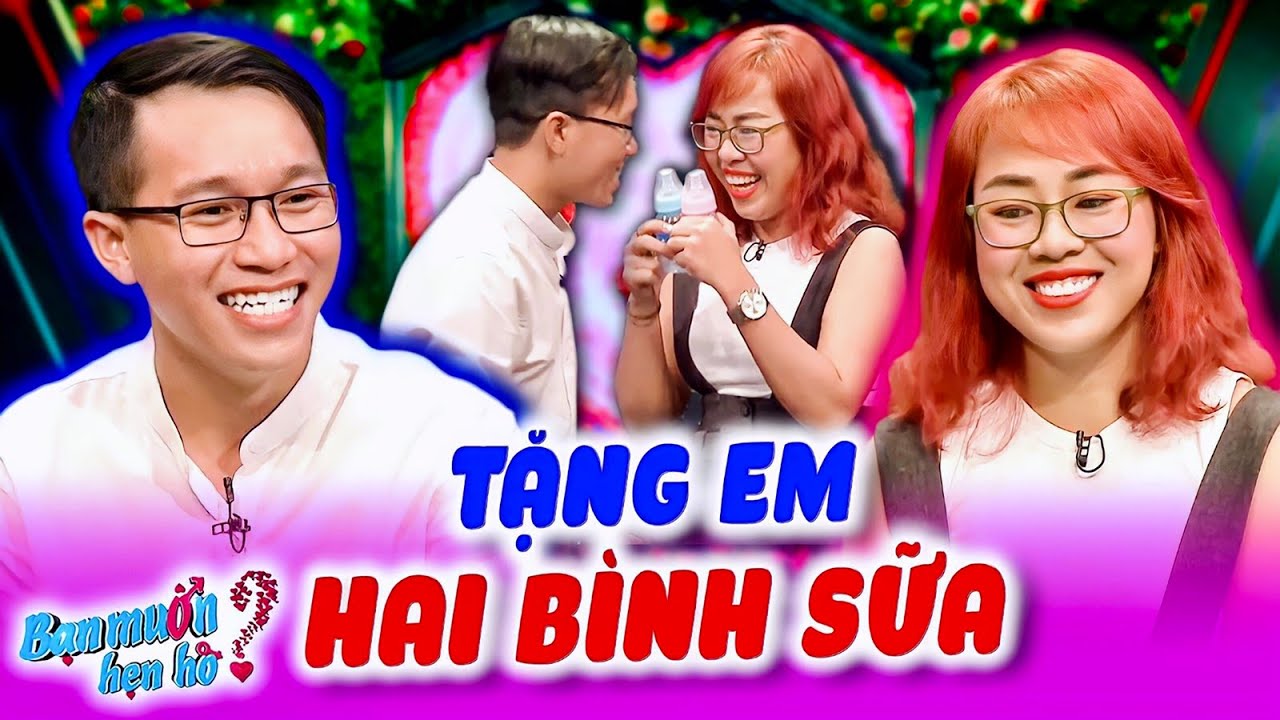 Quyền Linh Cười Bò Cô Gái Suýt Ngất Khi Chàng Trai Vừa Gặp Đã TẶNG 2 BÌNH SỮA Đòi Đẻ🍼Bạn Muốn Hẹn Hò