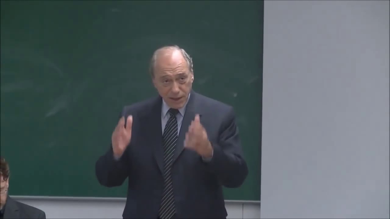 ¡Magistral! Zaffaroni dictando clases en una universidad alemana