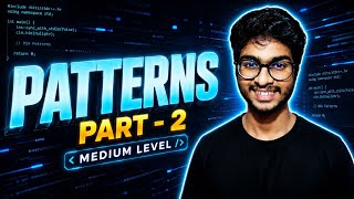 🔥 Pattern Printing Part 2 | Medium Level Patterns | Telugu | #dsa #coding #patternprinting