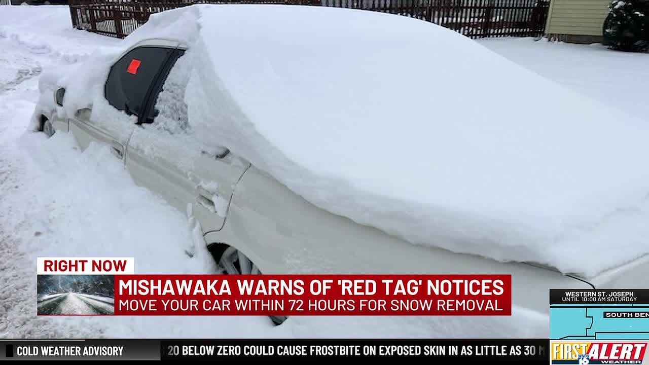 Mishawaka police remind drivers to move parked cars ahead of weekend snow