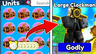 I Spend 🤑 All My Robux to Open New Clock 🕰️ Crates - Roblox Toilet Tower Defense | EP 73 PART 2