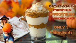 Over 50g of protein and just 3 ingredients! #easyrecipe #lowsugar #highprotein #dessertforbreakfast