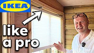 How I Put Up IKEA HOPPVALS Cellular Blinds