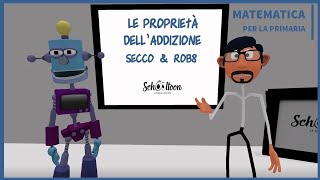 Proprietà dell'addizione - La Matematica per la Primaria di Schooltoon