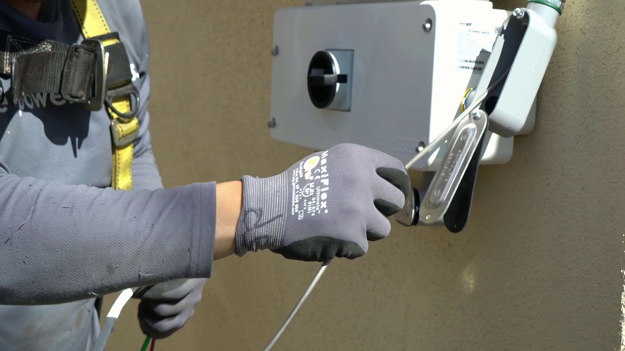 Solar Snack - DC Wire Pulling - Actual Field Example - YouTube