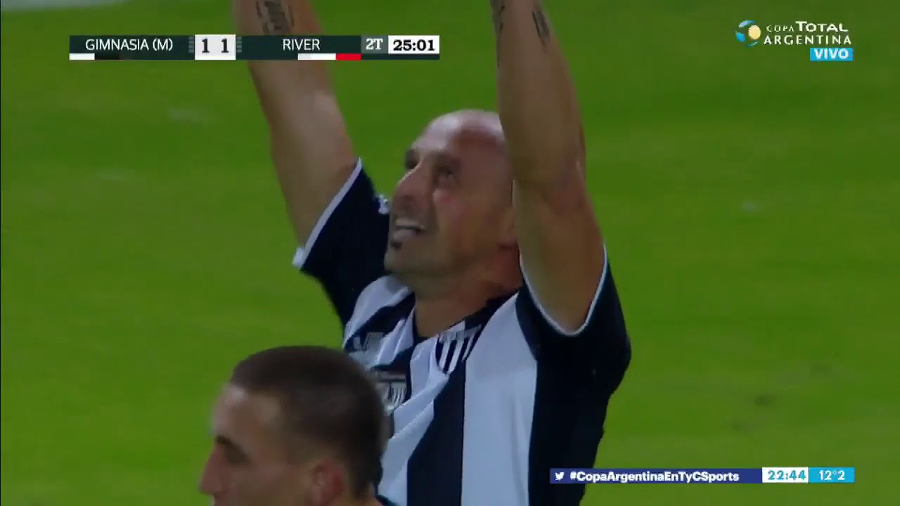 Renzo Vera anotó el empate para Gimnasia (M)