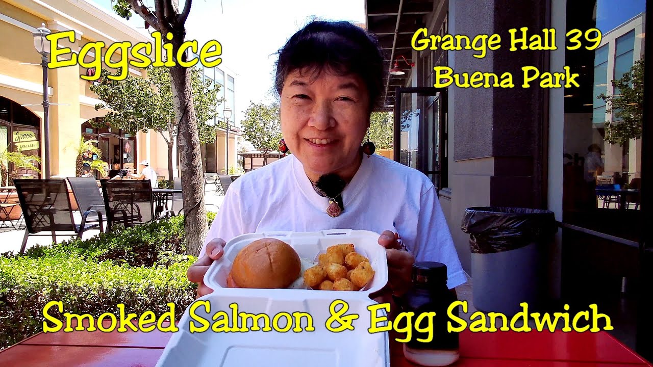 Smoked Salmon & Egg Sandwich @ Eggslice 