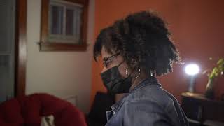 Daniel Gray-Kontar, Donnie Lyneé, and Mariama Whyte recording session for the song "Higher"
