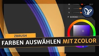 ZBrush Tutorial: Farben und Farbpaletten mit ZColor