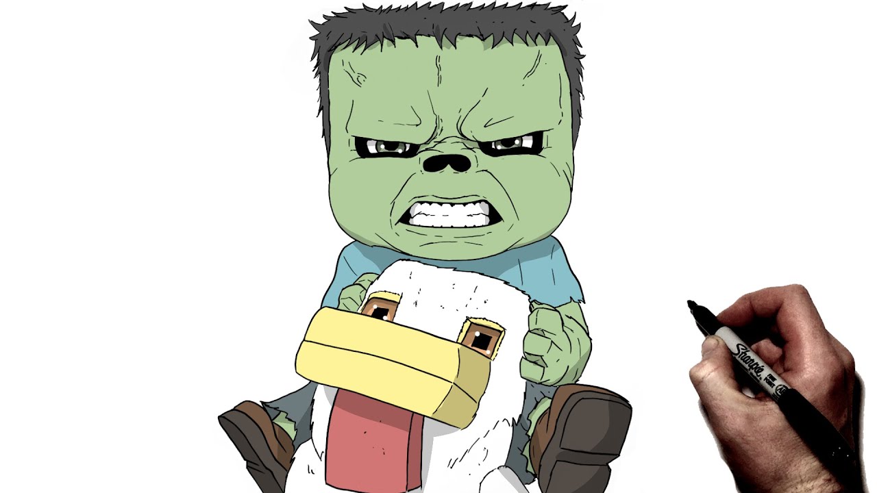 How To Draw A Chicken Jockey | Step BY Step | Minecraft Movie - YouTube