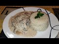 🔴 Pollo en Crema de Champiñones Cremosa y Bien Sabrosa 💯