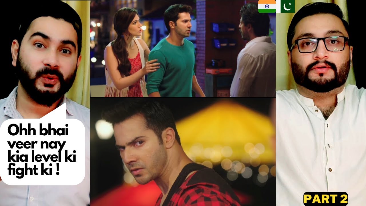 Dilwale Movie Scene Part 2 REACTION | SRK | Veer Fight Scene | 