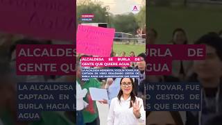 ¡SE BURLA DE LOS RECLAMOS! ALCALDESA DE ATOTONILCO DE TULA SE BURLA DE EXIGENCIA DE AGUA ?