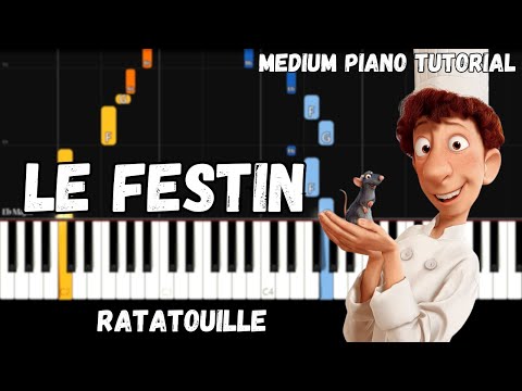 Ratatouille - Le Festin (Medium Piano Tutorial)