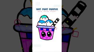 How to Draw a Cute Ice Cream Cup: Fun Art Tutorial for Kids! #howtodraw #kidsdrawing #kidsart #art