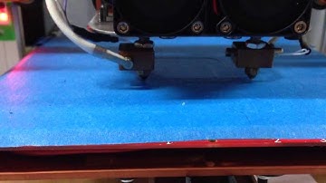 First attempt at printing a dual-extrusion with my SainSmart Ord Bot Hadron 3D printer