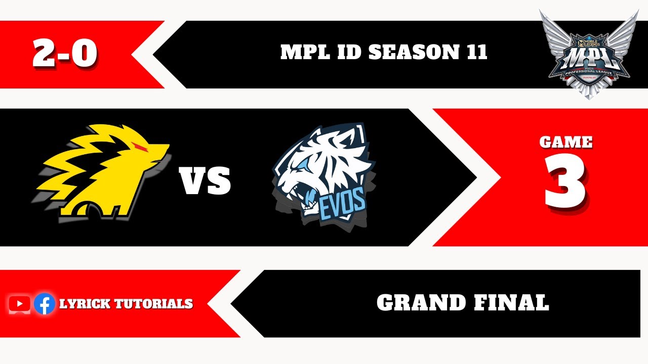 ONIC Vs EVOS LEGENDS Grand Final MPL ID S11 | ONIC vs EVOS Game 3