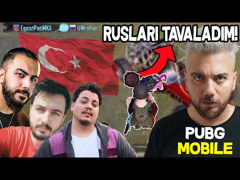 TÜRKİYE'm VS RUSYA EFSANE TURNUVA! 32 YOUTUBER! - PUBG Mobile | Egoist Pati